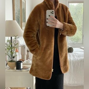 J Crew Faux Fur Coat